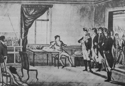 Zar Paul I. besucht Tadeusz Kościuszko im Gefängnis von Aleksander Orłowski